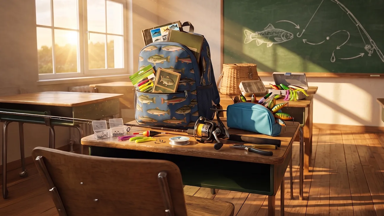 Immagine promozionale di Fishing Clash con attrezzatura da pesca 3D